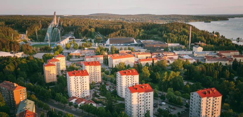 Lahti city landscape