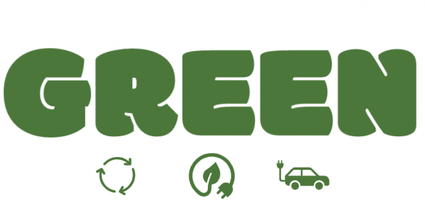 GREEN Logotype for a pilot study namned GREEN in just those letters