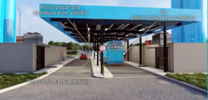 Hydrogen filling station for busses Hydrogen filling station for busses