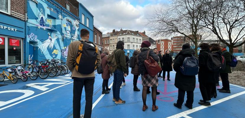 The square is the subject of a tactical transitional urban planning project