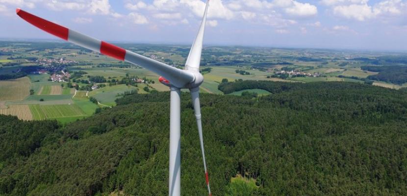 Wind turbine “Lustholz” of the citizens' energy cooperative in Pfaffenhofen a. d. Ilm