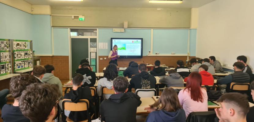 Students listening to ARRR during a lesson on RECs