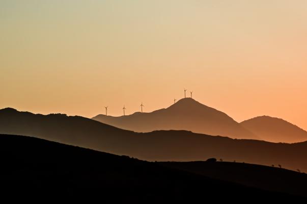 Wind farm in Crete