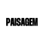 Black type logo says "Paisagem"