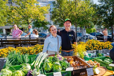 Vendors on the Local Food Day Market in Savonlinna