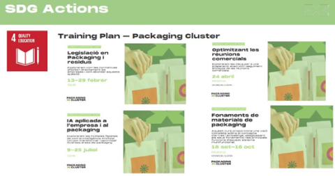 Packaging Cluster SDG 4