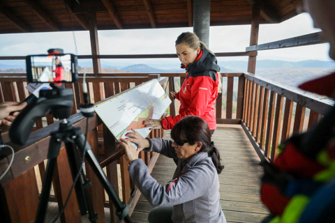 The observation tower on Jeleniowaty