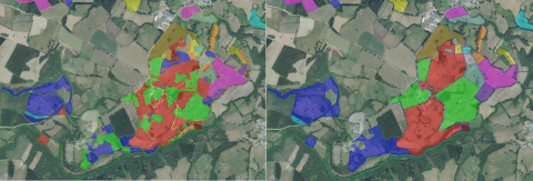 Change in the organization of agricultural lands after their restructuring