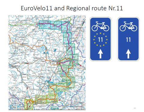 Euro Velo11 route