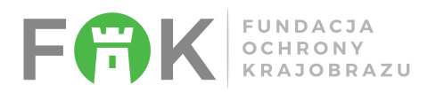 Foundation of the Landscape Protection's ogo consisting of the acronym 'FOK' and the full name of the organisation.