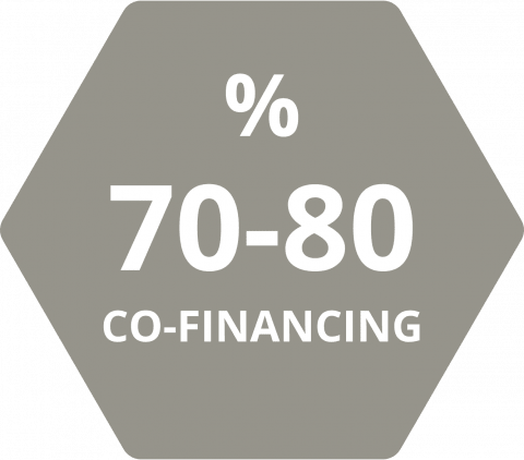 Co-financing rates for projects