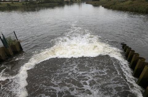 Water dam near Calais Flood solutions in Hauts de France