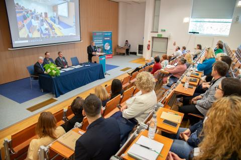 Participants and lectures of herbal conference at the State Academy of Applied Sciences in Krosno