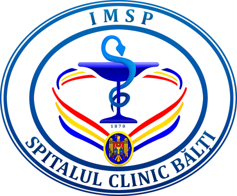 The logo of Public Medical Institution Bălți Clinical Hospital