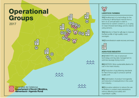 Image of operational groups in Catalonia