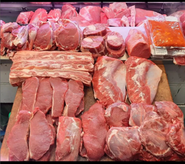 Meat from cows raised with extensive grazing in the "A Carqueixa" cooperative