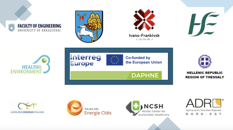 All the logo of the Partners of Daphne Project