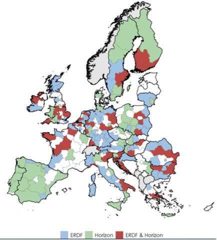 Thematic concentration by funding instrument – Climate action, environment