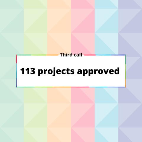 Third call projects approved