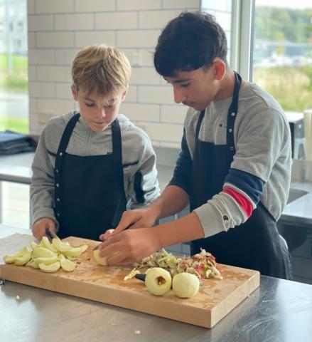 development kitchen at Culinary Institute by Vejle Erhverv