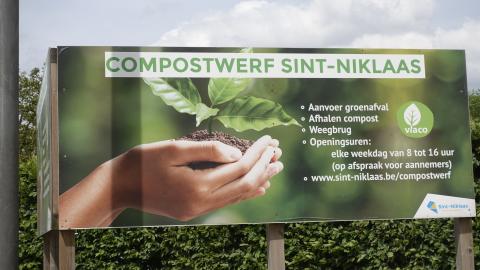 Compostwerf in Sint-Niklaas Poster