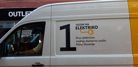 First e-van for delivery in Maribor 