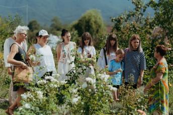 People learning about permaculture