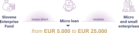 Micro loans and loans are taken out by companies directly at SEF