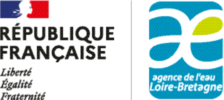 French gouvernement logo and Loire-Brittany water agency logo