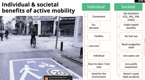 Active mobility benefits