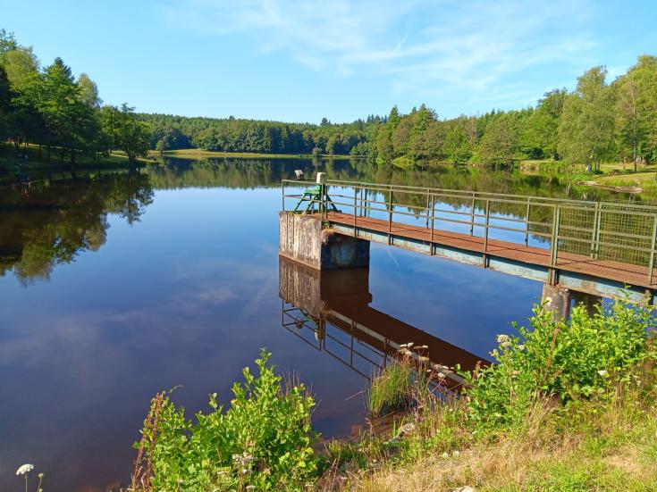 a small rural lake