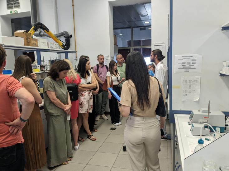 The Laboratory of Medicinal Chemistry and Pharmacognosy at the University of Patras hosted the project partners for their second on-site visit to Patras.