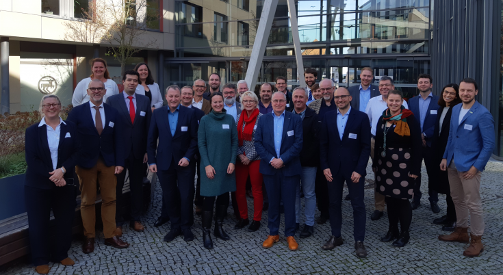 Group picture of the Barnim peer review Group picture of participants of the Barnim peer review