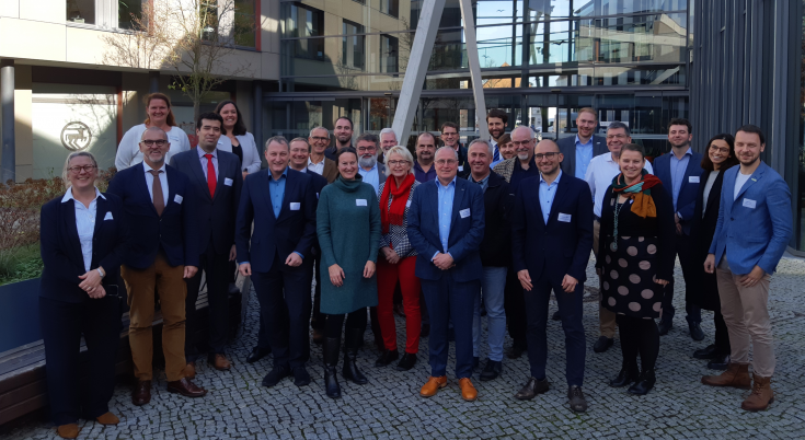 Group picture of participants of the Barnim peer review