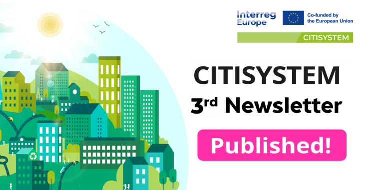 Banner of announcement of published newsletter