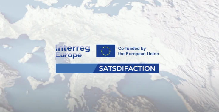 Interreg Logo over EU map 