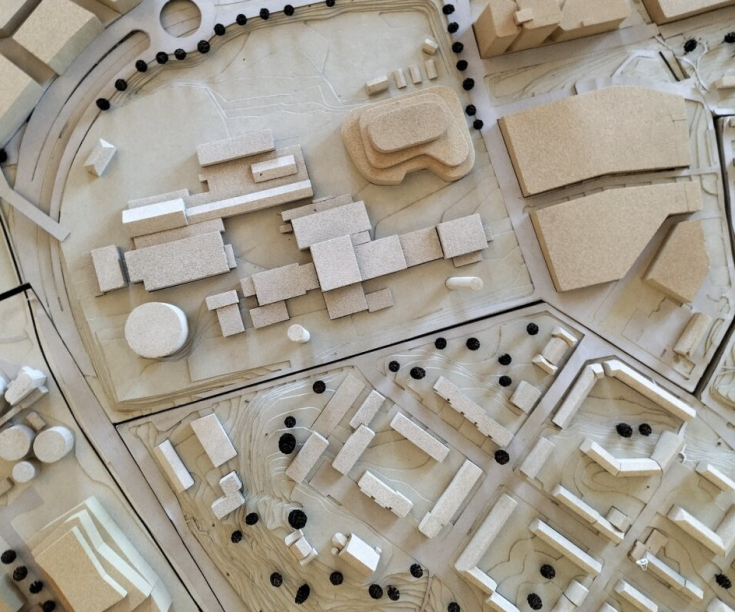 City planning maquette