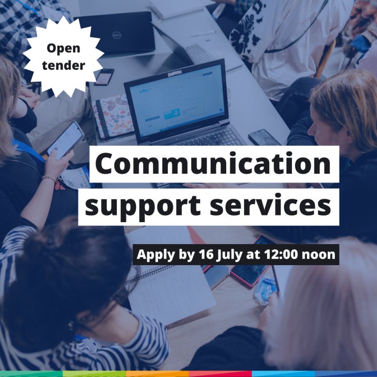 Tender for Design and production of communication services Tender for Design and production of communication services