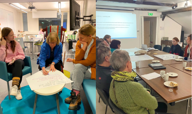 Local workshops in South Savo, Finland Collage of workshop photos