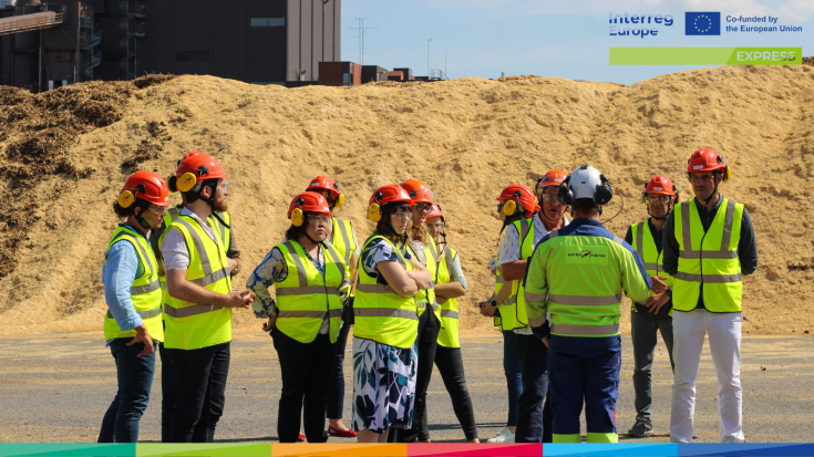 EXPRESS project partners in Savon Voima power plant, North Karelia, Finland EXPRESS project partners in Savon Voima power plant, North Karelia, Finland