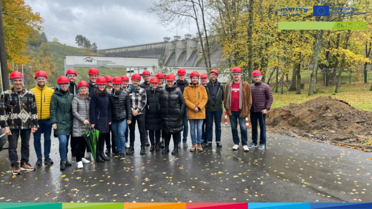 EXPRESS project partners in hydroelectric power plant in Solina