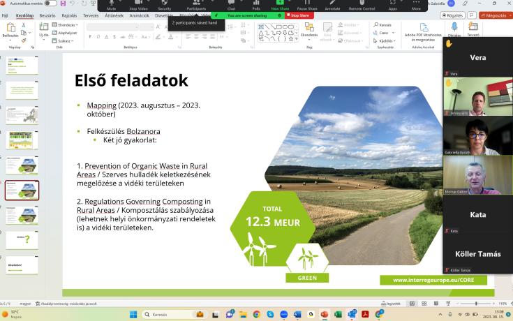 Screenshot of KIDRÜ online Stakeholder Meeting