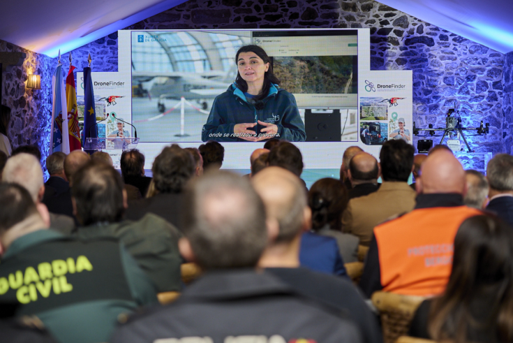 Presentation of DroneFinder solution at the Galician Emergency Agency on January, 9th 2024 