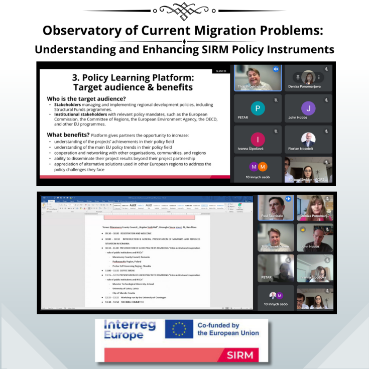 Print Screens of online meeting during presentation