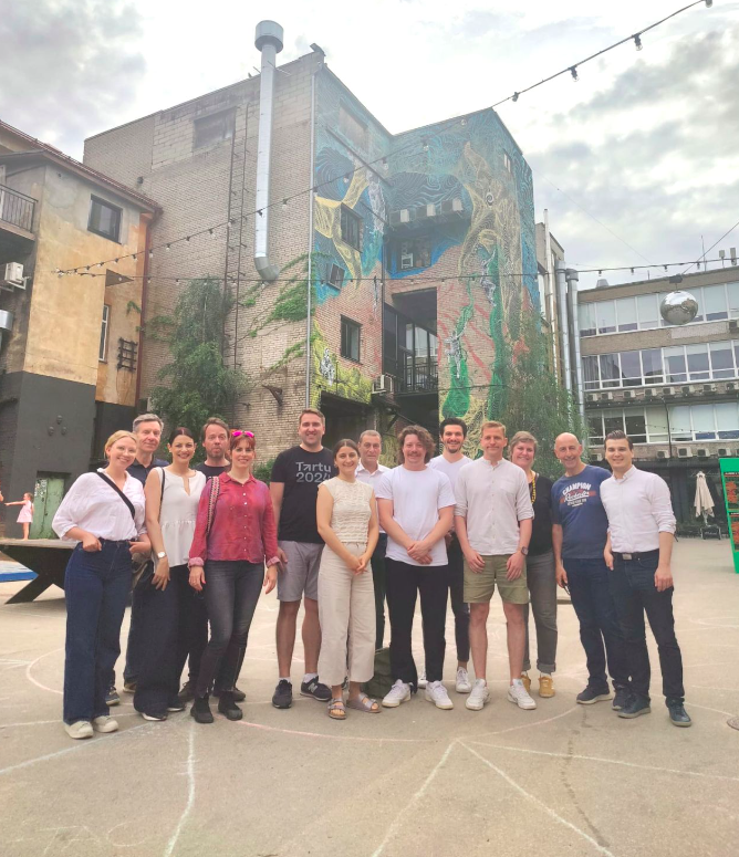 Group photo in Tartu