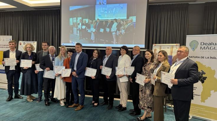 The award ceremony for the “Cluster Management Excellence”, Chișinău, Moldova, October 9, 2024 