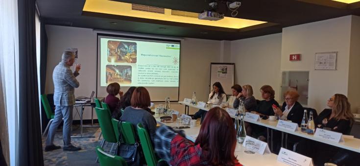 Participants of the stakeholder seminar listening to a presentation