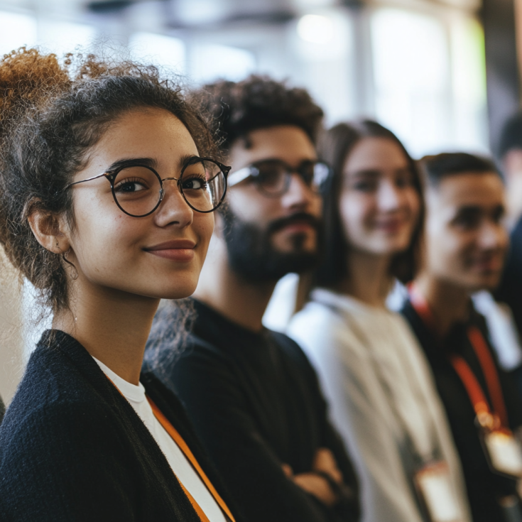 Young people looking for employment