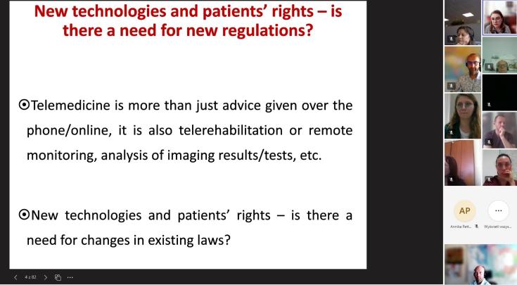 Legal Aspects of Telecare, Telemedicine and Artificial Intelligence in Healthcare