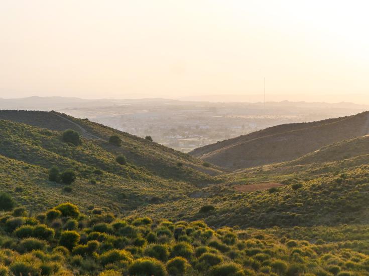 Landscape of Murcia Region, Spain